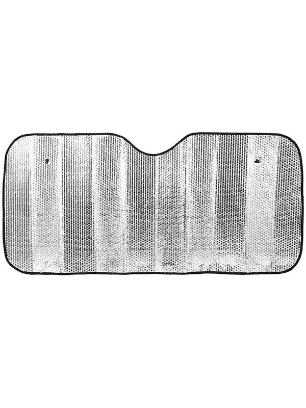 Штора солнцезащитная Nova Bright, металлизированная, под лобовое стекло, 130х60 см