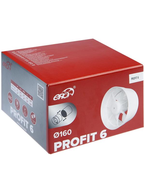 Вентилятор вытяжной ERA PROFIT 6, d=160 мм, 220‒240 В, канальный