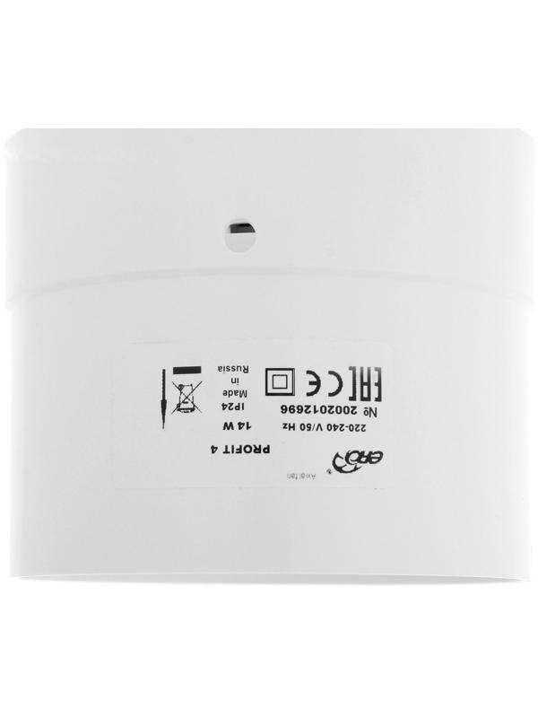 Вентилятор вытяжной ERA PROFIT 4, d=100 мм, 220‒240 В, канальный