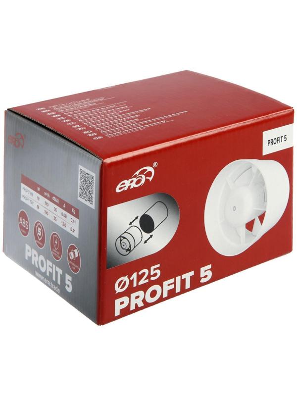 Вентилятор вытяжной ERA PROFIT 5, d=125 мм, 220‒240 В, канальный