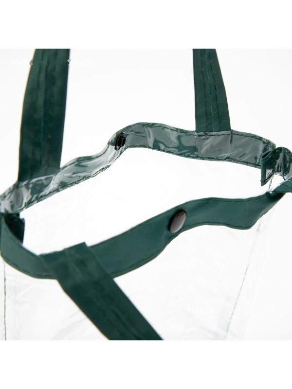 Косметичка на кнопке, цвет зелёный