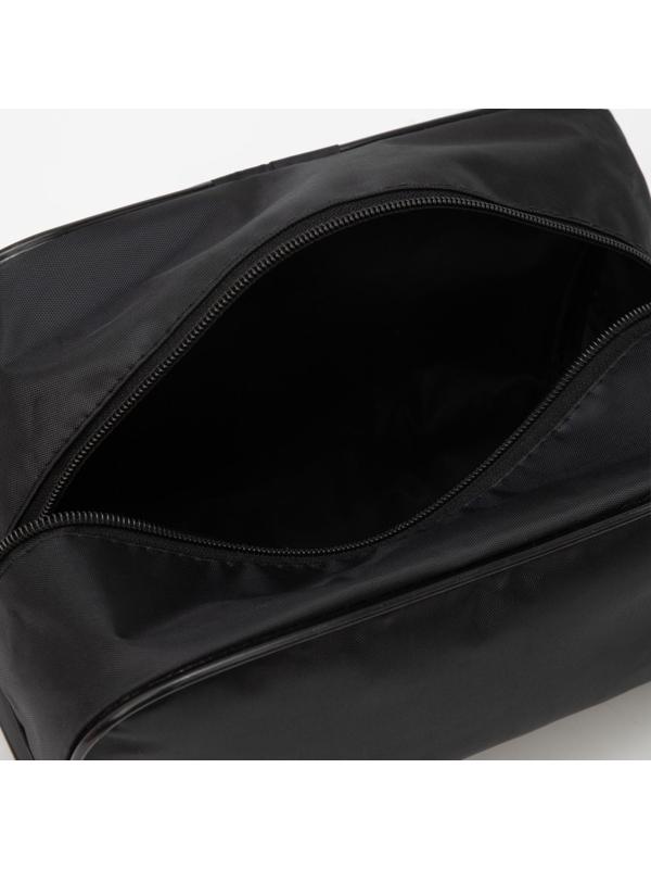 Косметичка на молнии, с подкладом, цвет чёрный