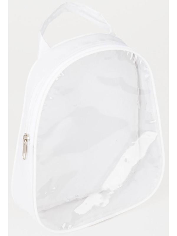 Косметичка на молнии, с ручкой, цвет белый