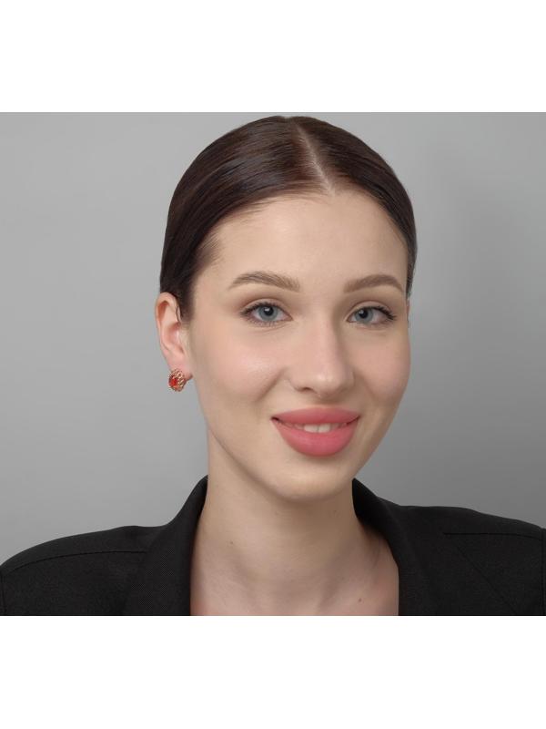 Серьги со стразами 