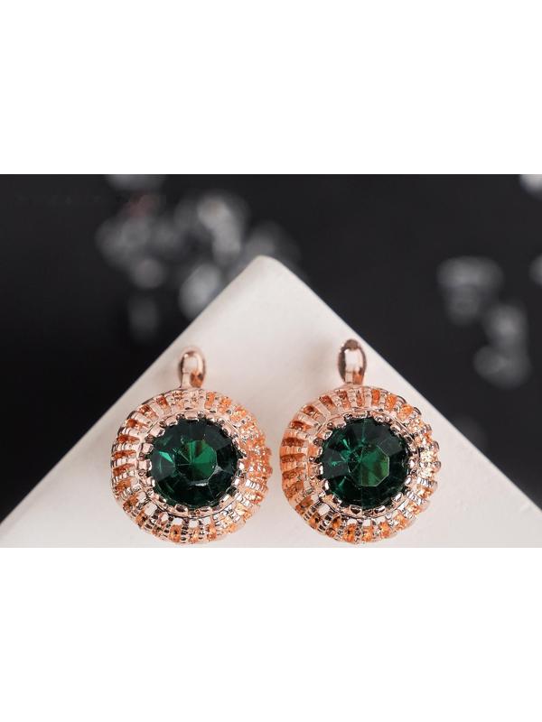 Серьги со стразами 