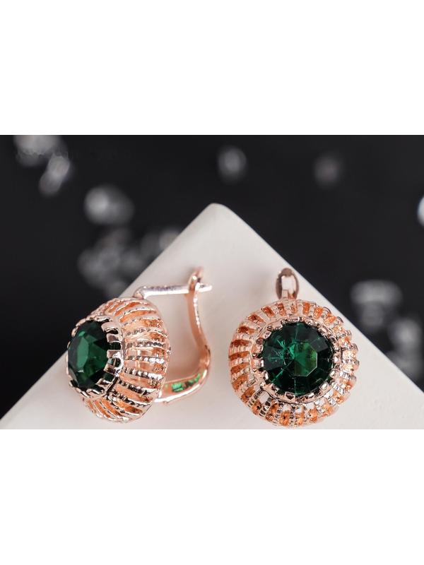 Серьги со стразами 