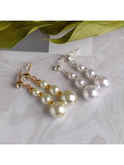 Серьги с жемчугом 