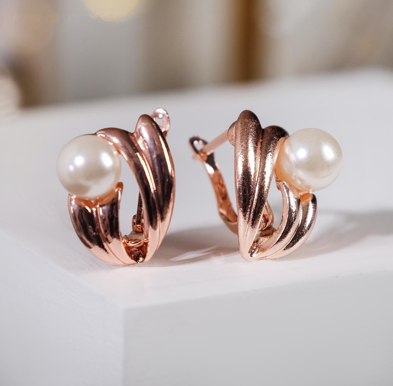 Серьги с жемчугом 