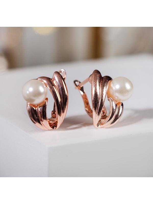 Серьги с жемчугом 