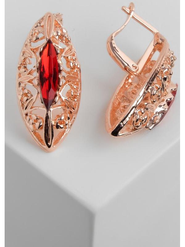 Серьги со стразами 