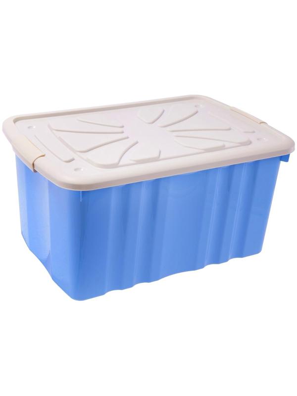 Ящик для игрушек с крышкой на колёсах, МИКС