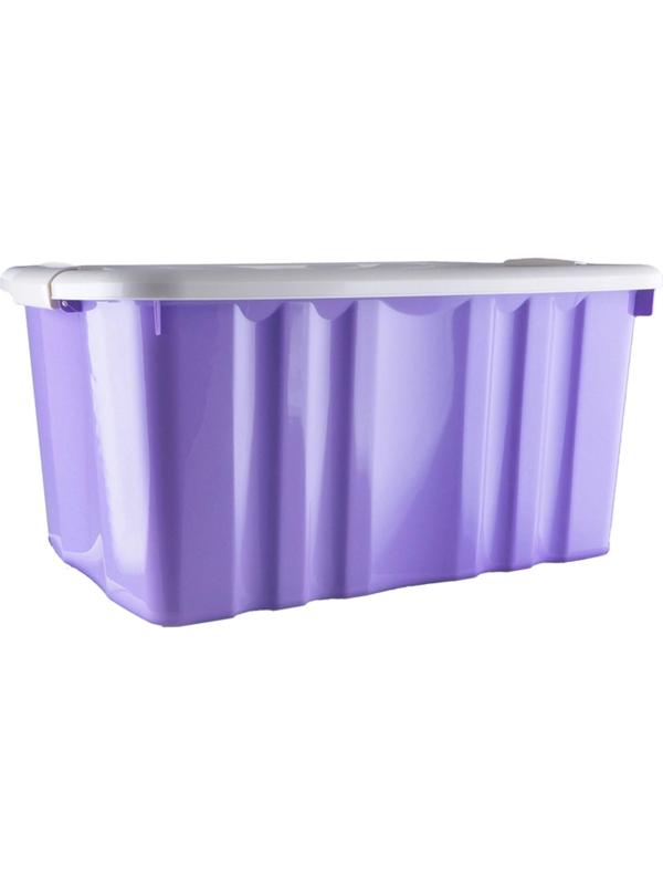 Ящик для игрушек с крышкой на колёсах, МИКС