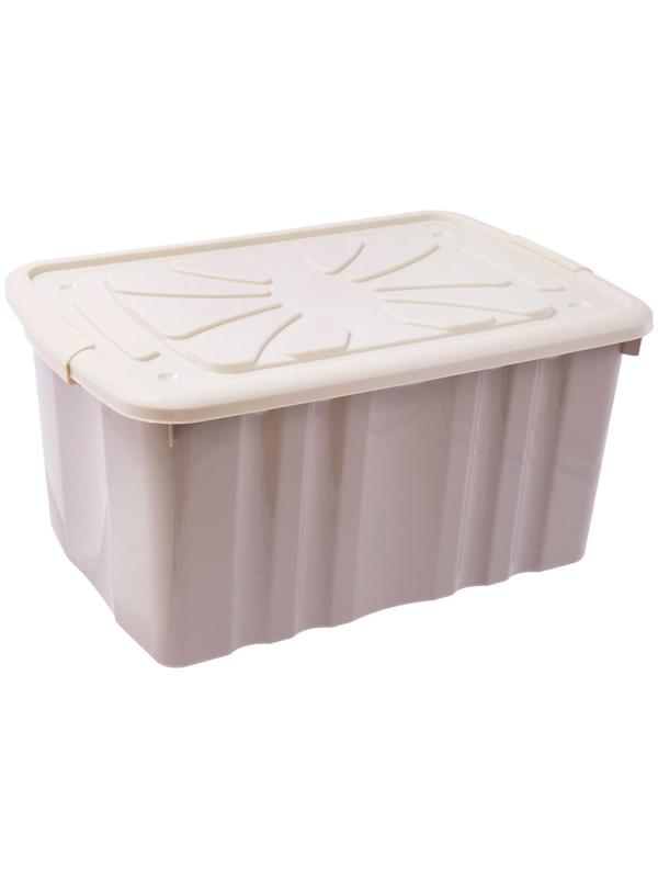 Ящик для игрушек с крышкой на колёсах, МИКС