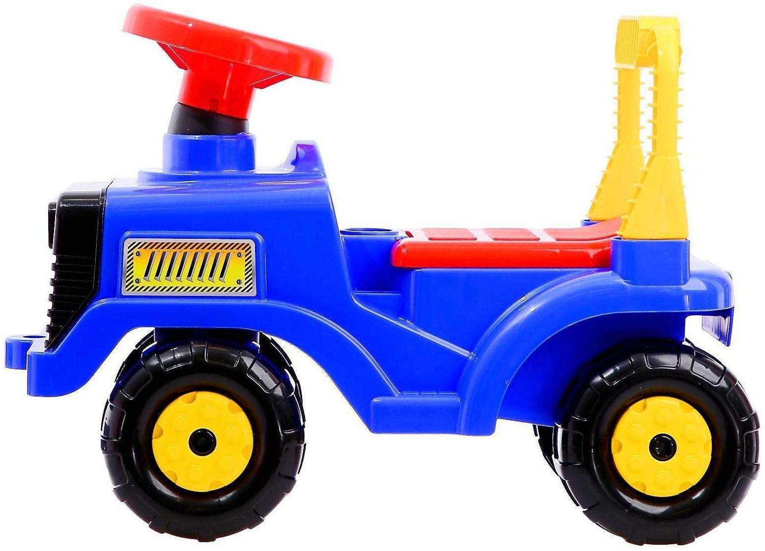 Машинка детская «Трактор», цвет синий
