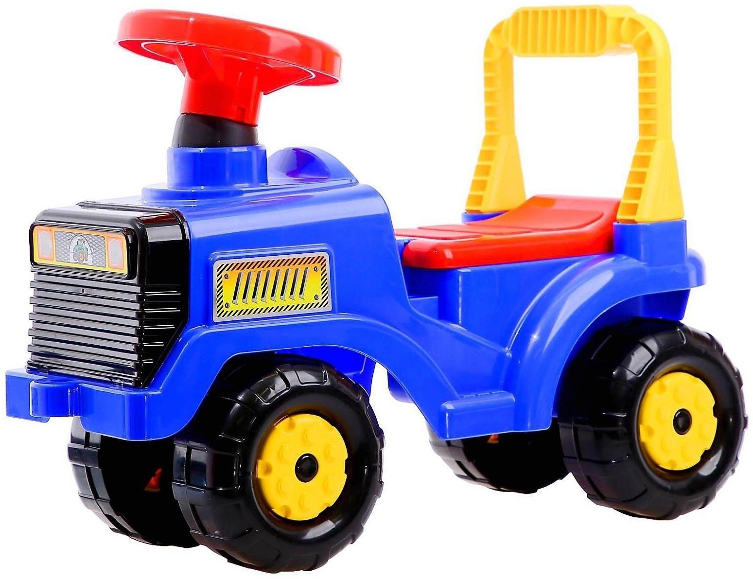 Машинка детская «Трактор», цвет синий