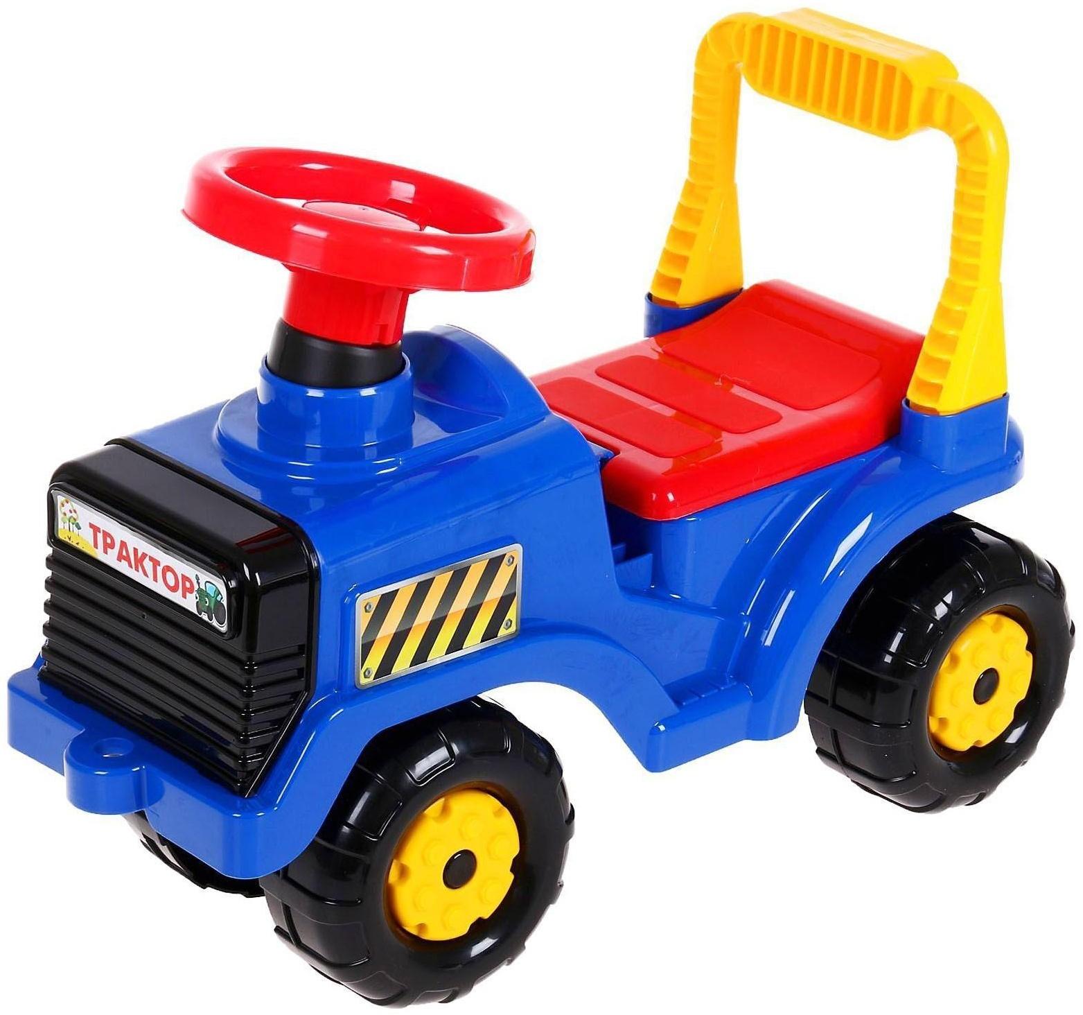 Машинка детская «Трактор», цвет синий