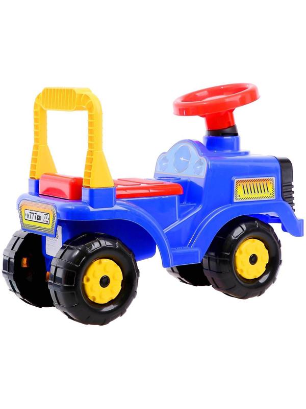 Машинка детская «Трактор», цвет синий