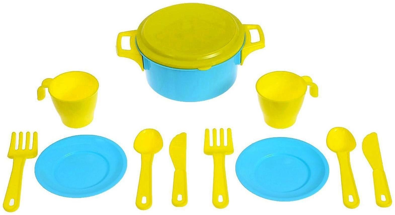 Набор посуды для кукол, «Хозяйка» на 2 персоны