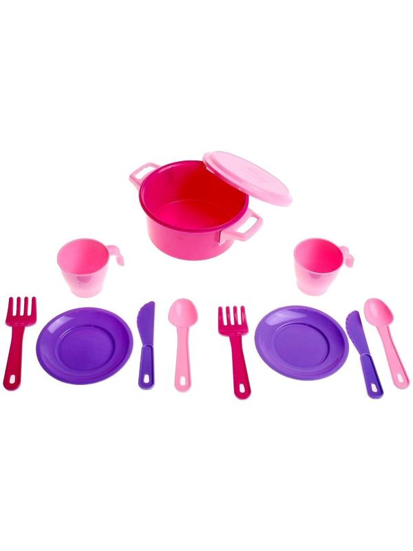 Набор посуды для кукол, «Хозяйка» на 2 персоны