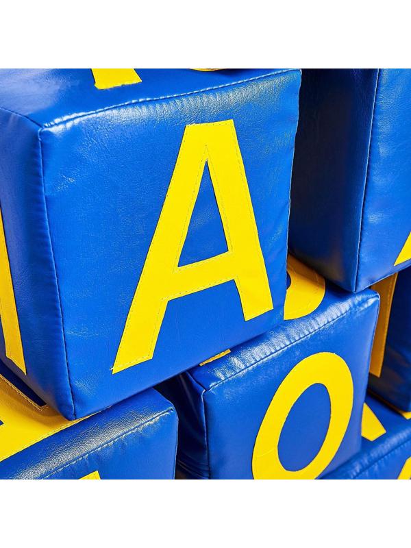 Набор мягких кубиков «Буквы», 10 элементов, МИКС