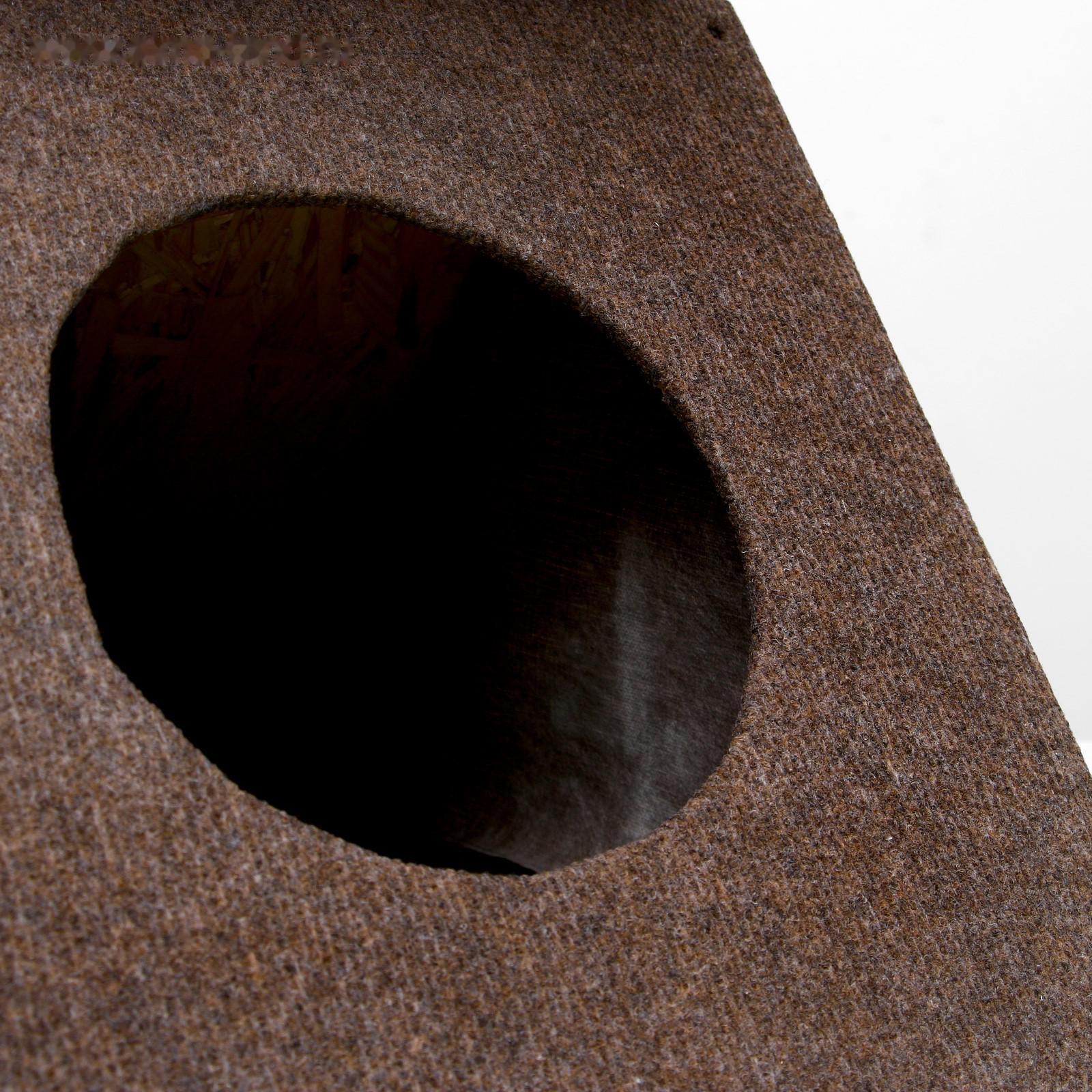 Домик-когтеточка раскладной с гамаком 