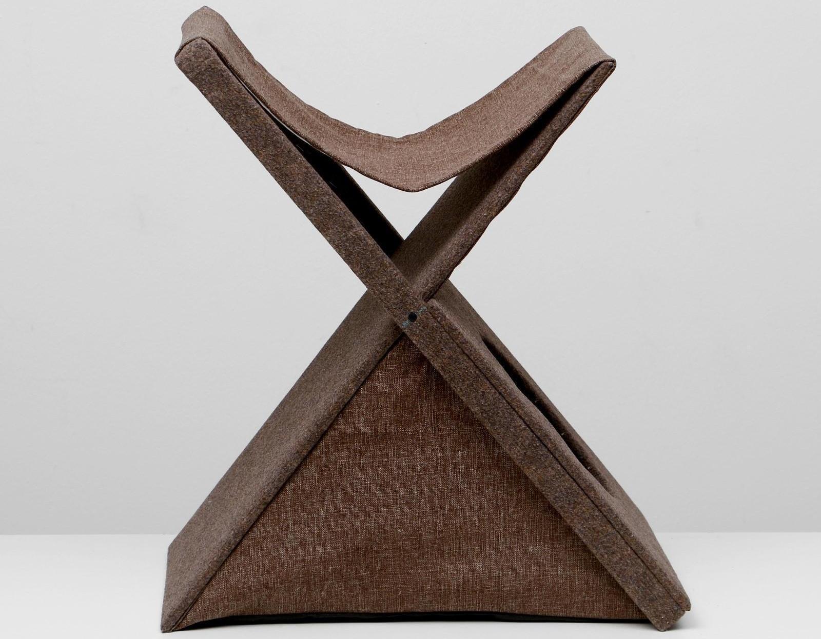 Домик-когтеточка раскладной с гамаком 