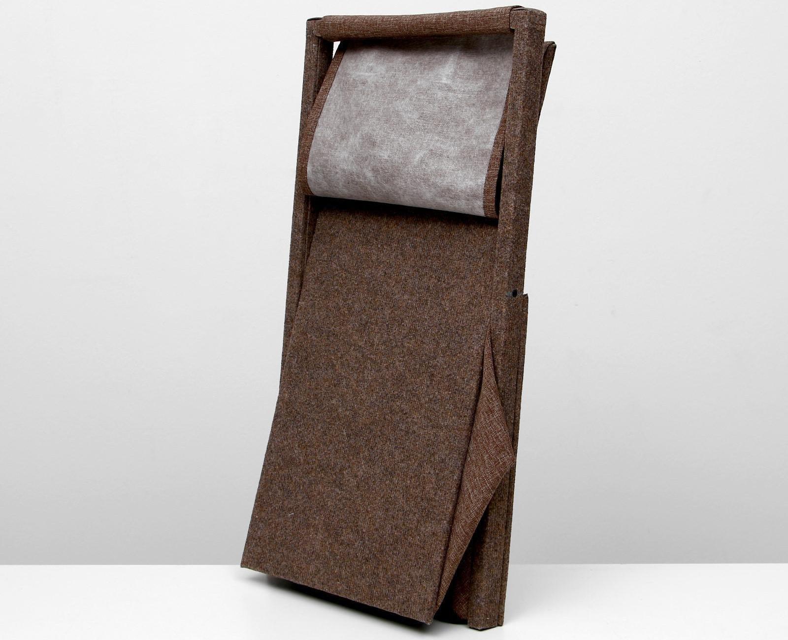 Домик-когтеточка раскладной с гамаком 