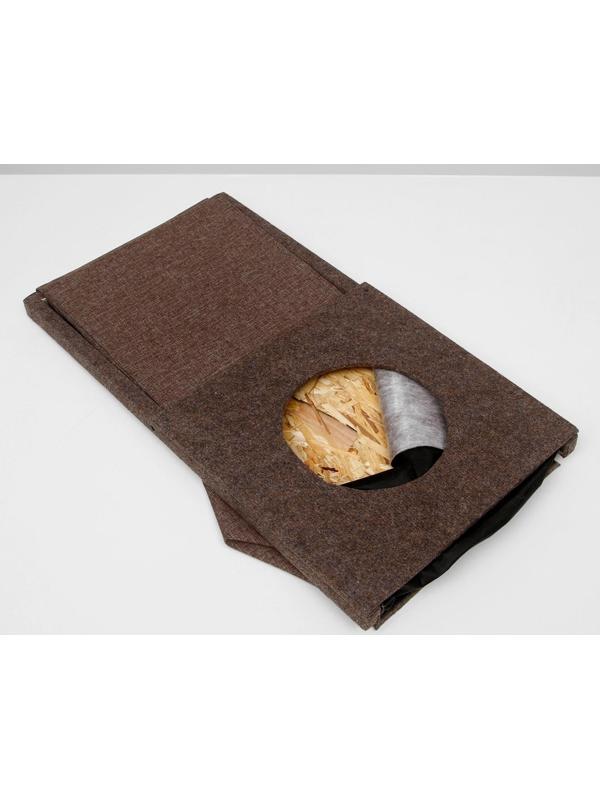 Домик-когтеточка раскладной с гамаком 