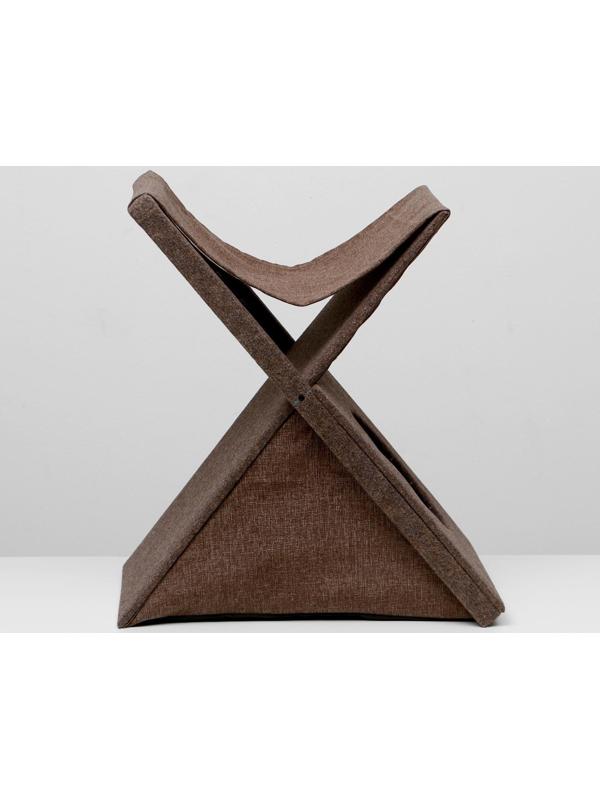 Домик-когтеточка раскладной с гамаком 