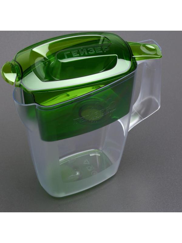 Фильтр-кувшин «Гейзер-Альфа», 2,5 л, цвет зелёный