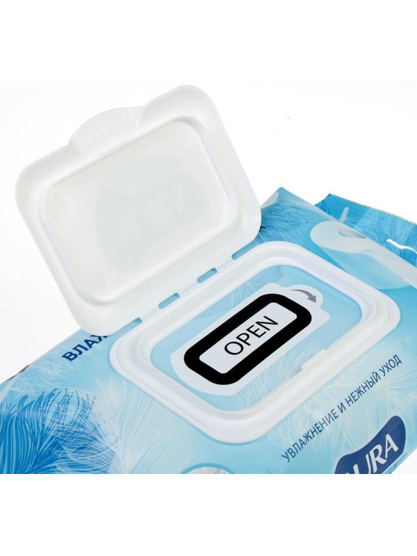 Туалетная бумага влажная Аura, 80 шт.