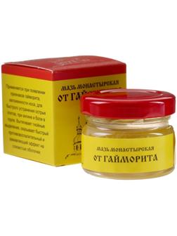 Мазь «Монастырская От гайморита», 25 мл, 