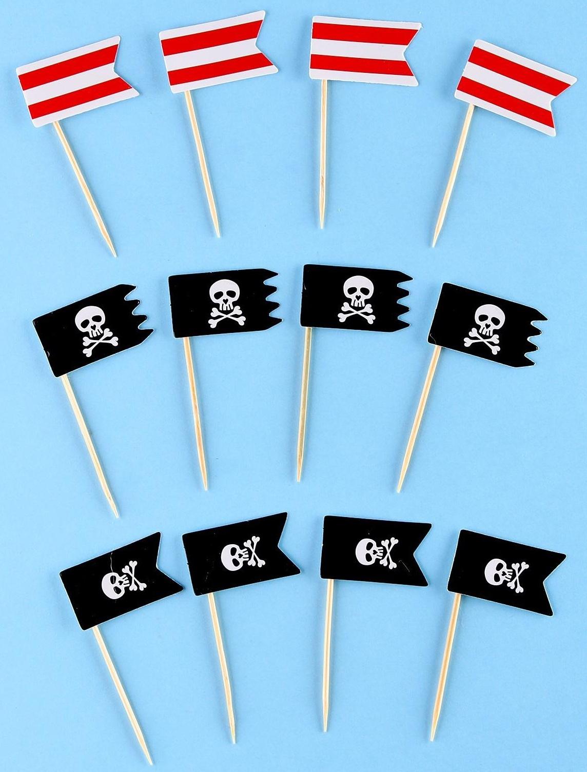 Шпажки «Пират», набор 12 шт.