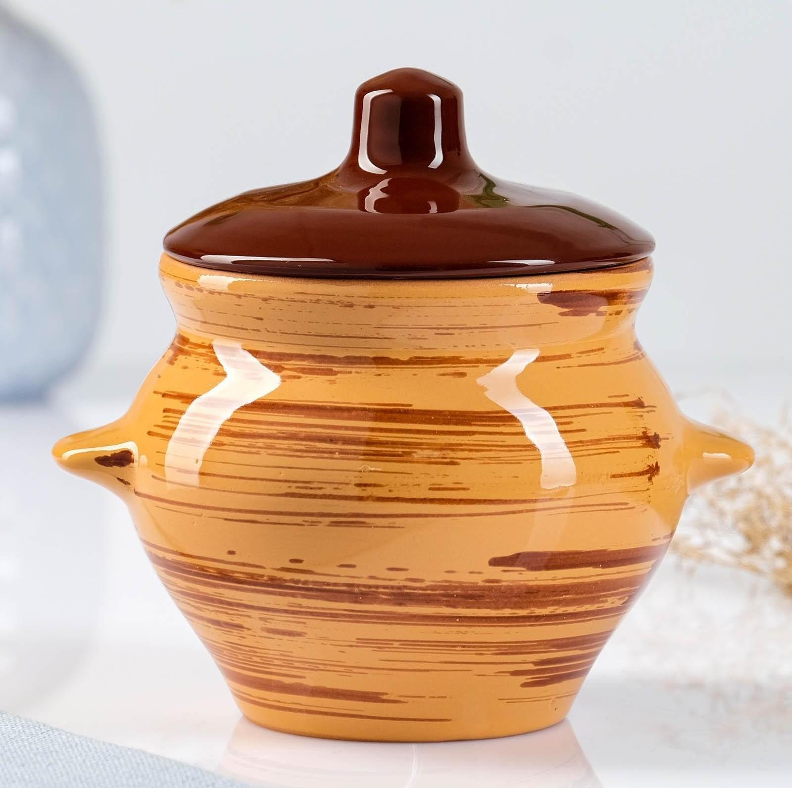 Набор горшков для запекания №5 с ручками 6х0,5л