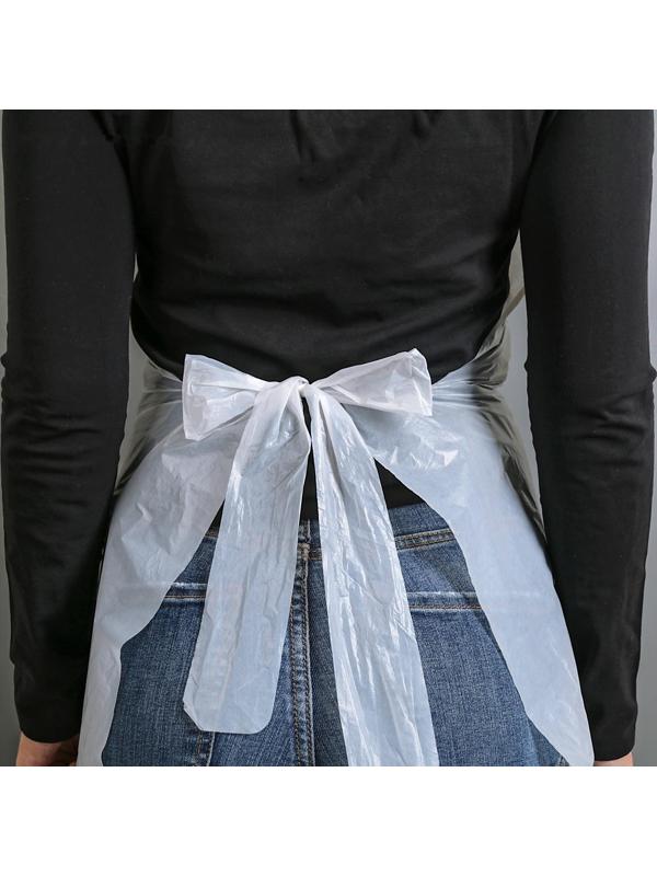 Фартуки полиэтиленовые одноразовые ПНД, размер M, 70х108 см, упаковка 100 шт