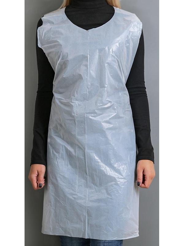 Фартуки полиэтиленовые одноразовые ПНД, размер M, 70х108 см, упаковка 100 шт