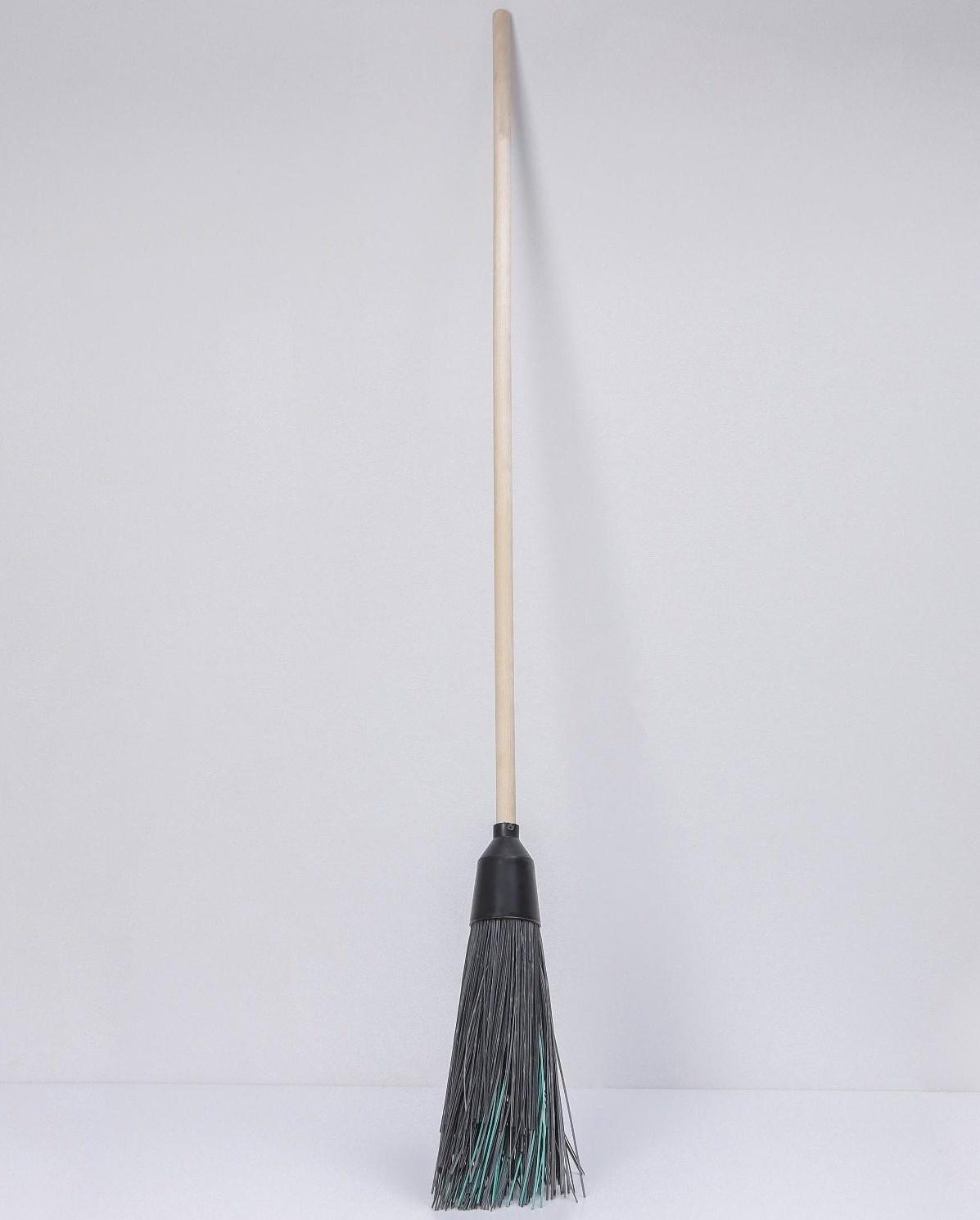 Метла наборная, с черенком, 5 колец, цвет МИКС