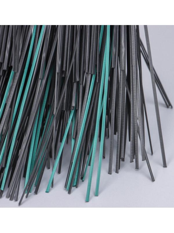 Метла наборная, с черенком, 5 колец, цвет МИКС