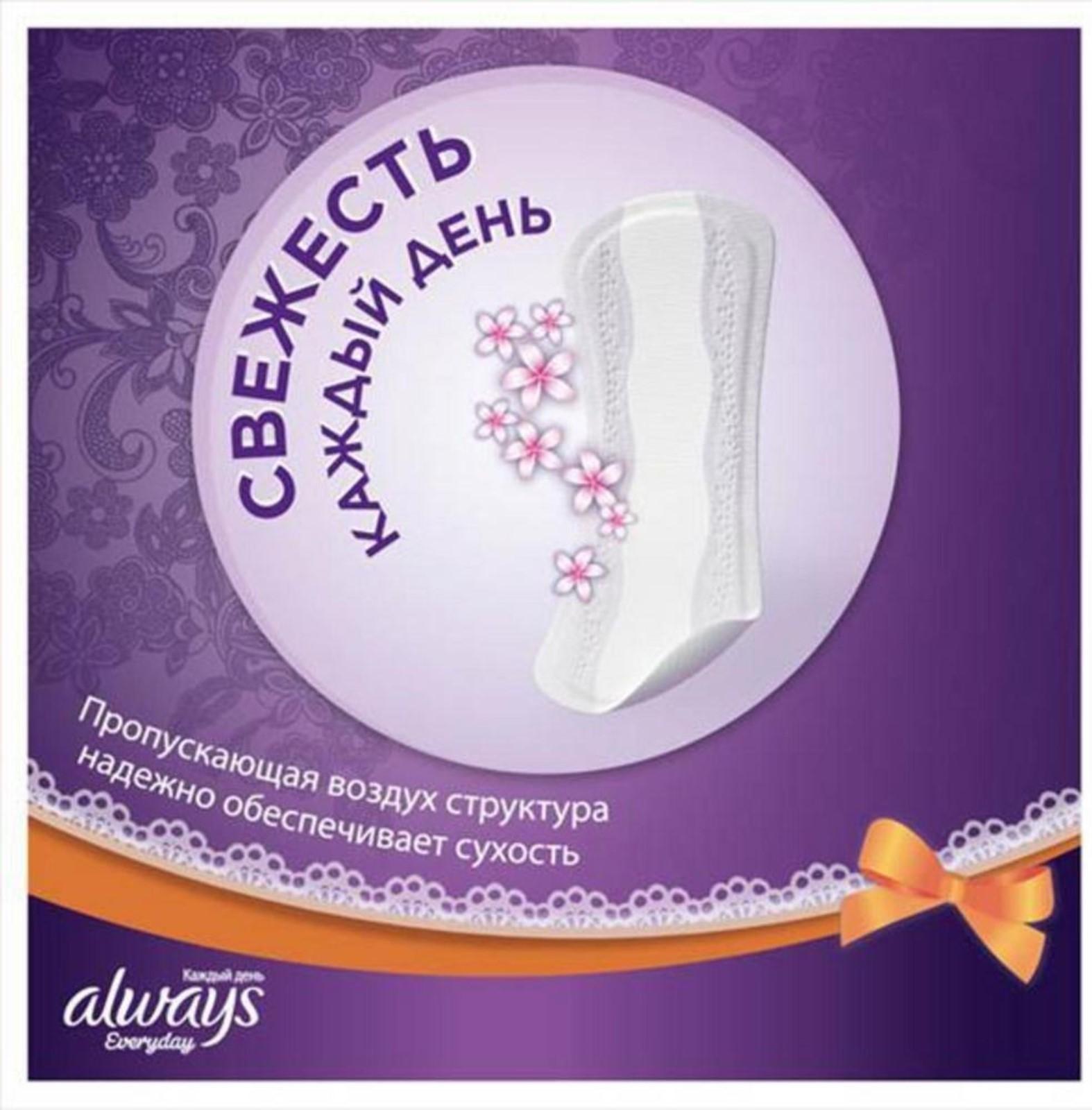 Женские ежедневные прокладки Always 