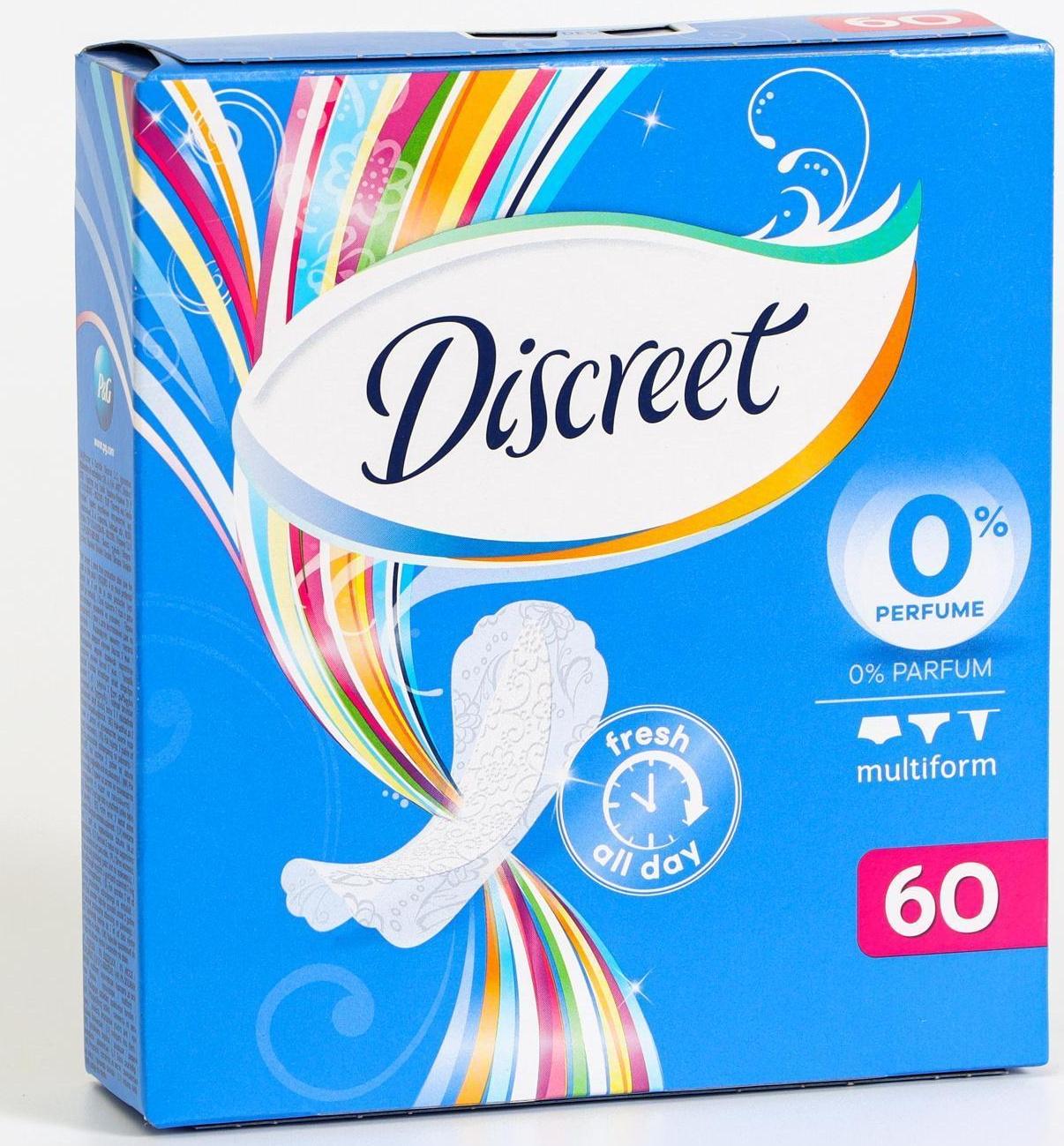 Ежедневные прокладки Discreet Air Multiform, 60 шт.