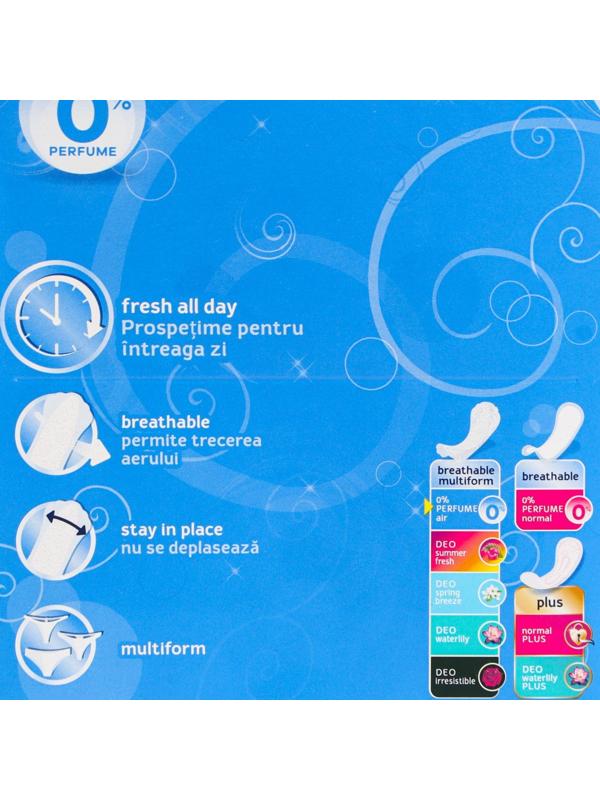 Ежедневные прокладки Discreet Air Multiform, 60 шт.