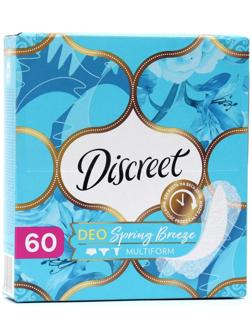Ежедневные прокладки Discreet Deo Spring Breeze Multiform, 60 шт.
