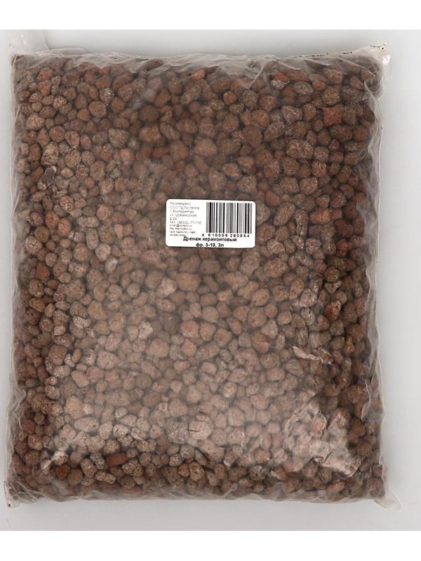 Дренаж керамзитовый фр 5-10, 3 л
