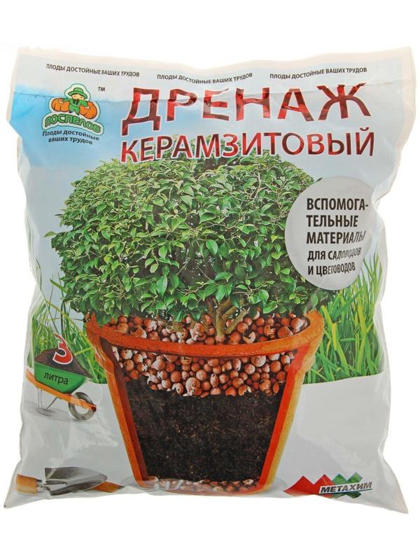 Дренаж керамзитовый фр 10-20, 3 л