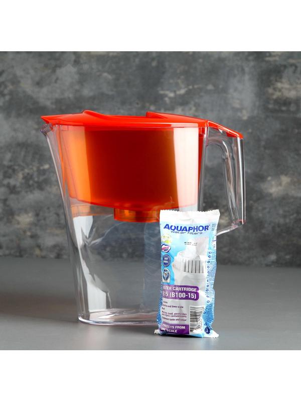 Фильтр-кувшин «Аквафор-Стандарт», 2,5 л, цвет оранжевый