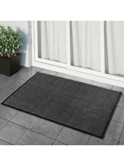 Коврик придверный влаговпитывающий, ребристый, «Стандарт», 120×180 см, цвет серый
