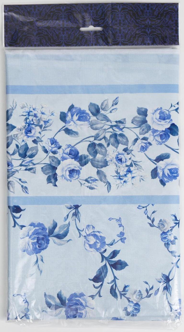 Скатерть на нетканой основе многоразовая с бейкой «Цветы», 155×130 см, цвет МИКС