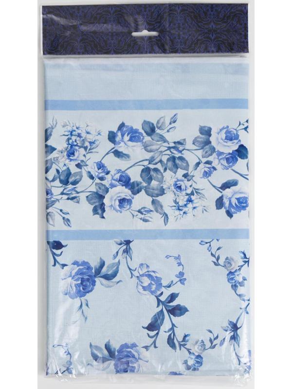 Скатерть на нетканой основе многоразовая с бейкой «Цветы», 155×130 см, цвет МИКС