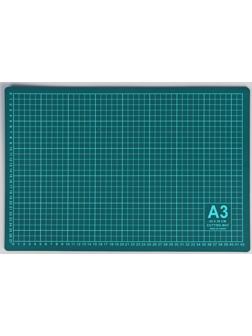 Мат для резки, 45 × 30 см, А3, цвет зелёный, DK-003