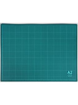 Мат для резки, 60 × 45 см, А2, цвет зелёный, DK-002
